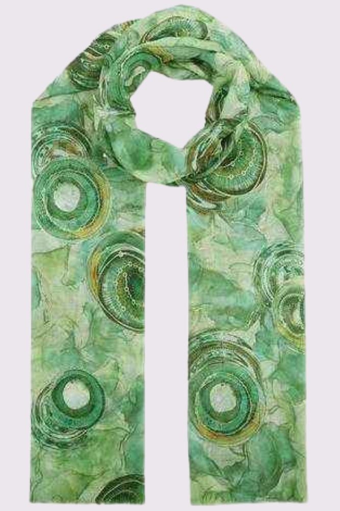 Circle Print Scarves