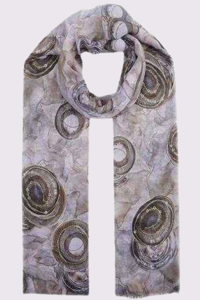 Circle Print Scarves