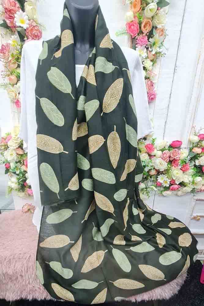 Leaves Print Scarves