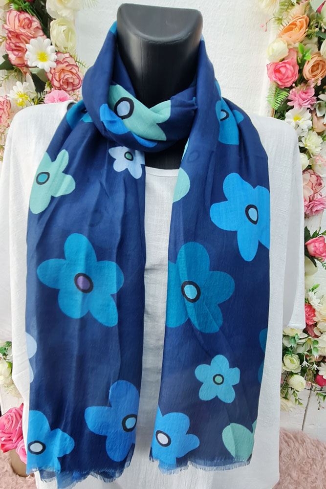 Daisy Flower Print Scarves