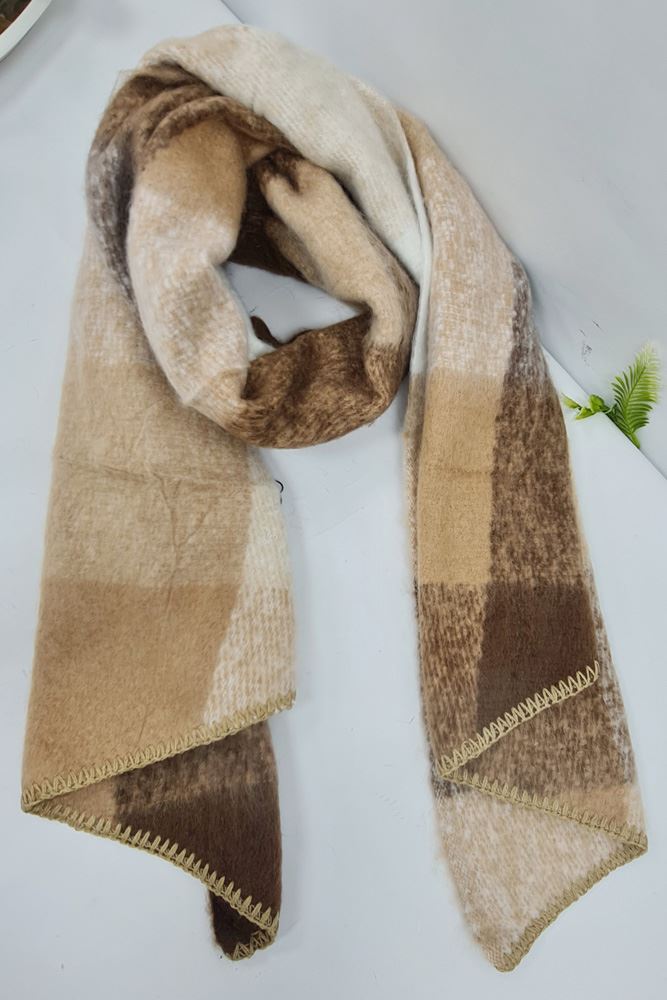 Check Pattern Soft Feel Scarves