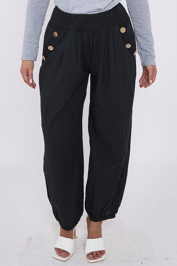 Elasticated Harem Pants