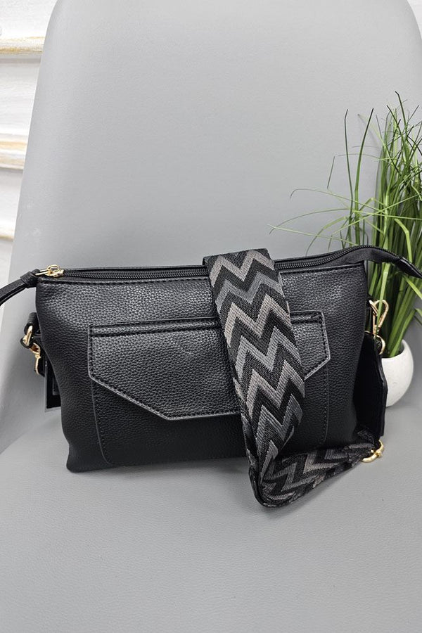 Aztec Adjustable Strap Crossbody Bag