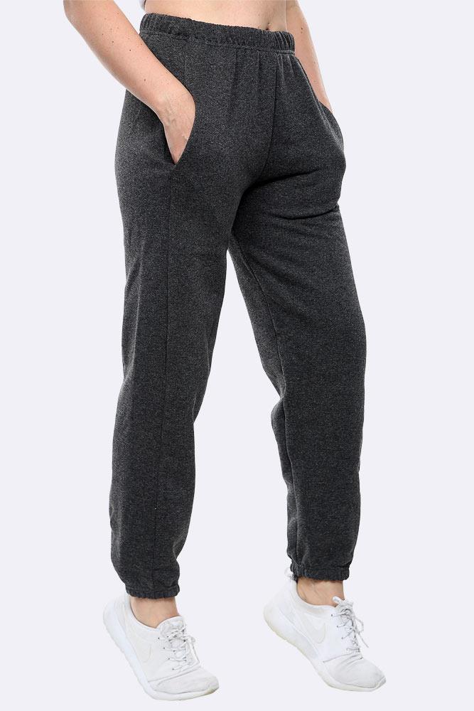 Kids Plain Fleece Full Length Jogging Bottom