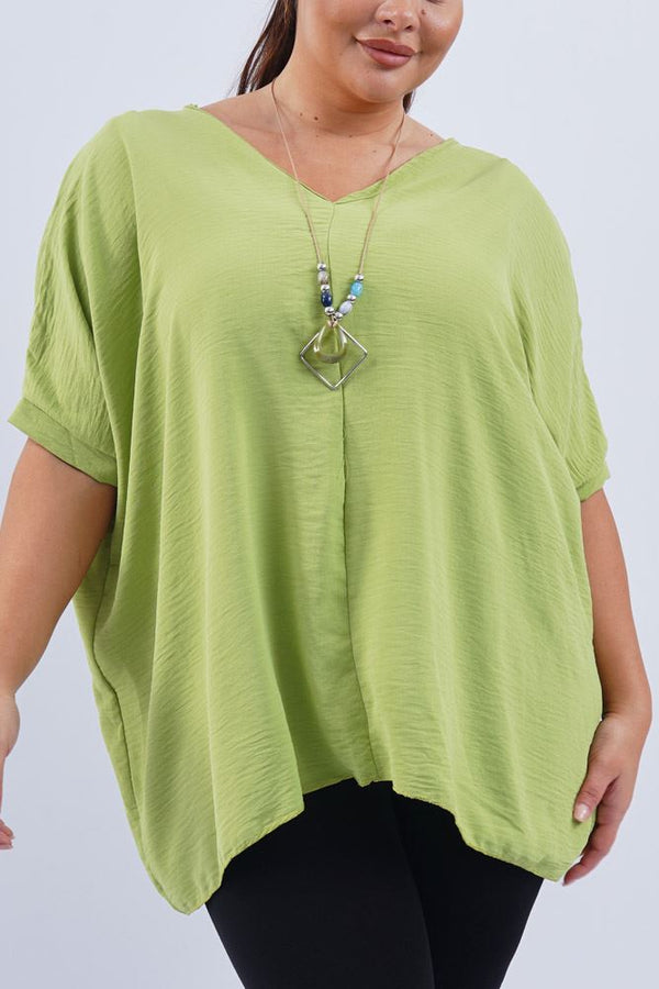 Plain Necklace Top