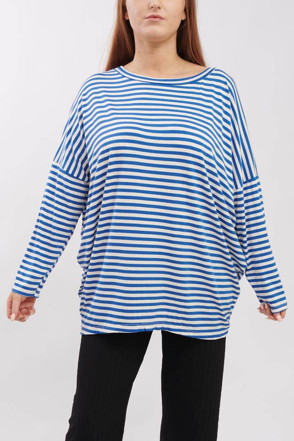 Stripe Print Top