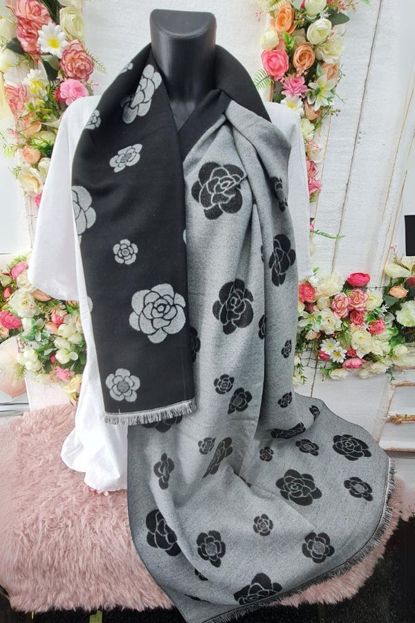 Floral Print Soft Feel Scarves