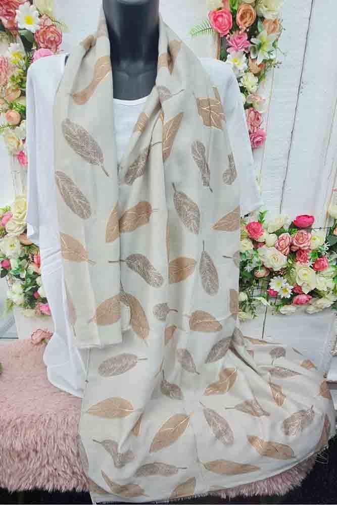 Leaves Print Scarves