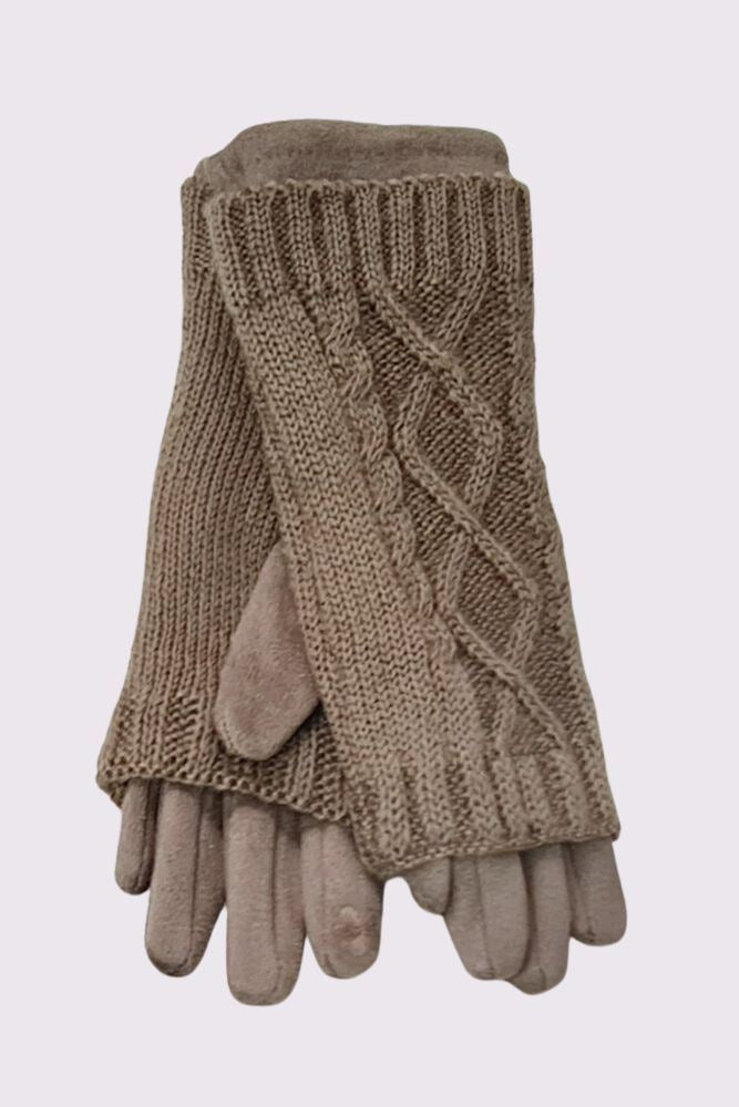 Knitted Mitten Lining Gloves