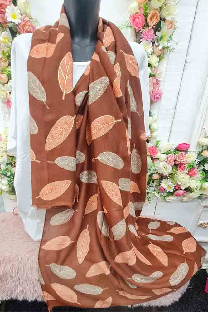 Leaves Print Scarves