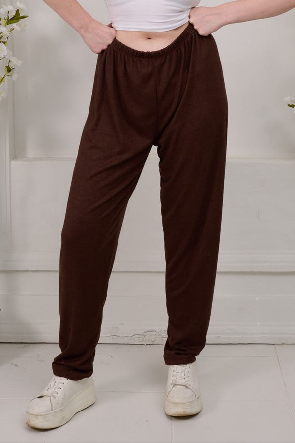 Plain Viscose Trousers