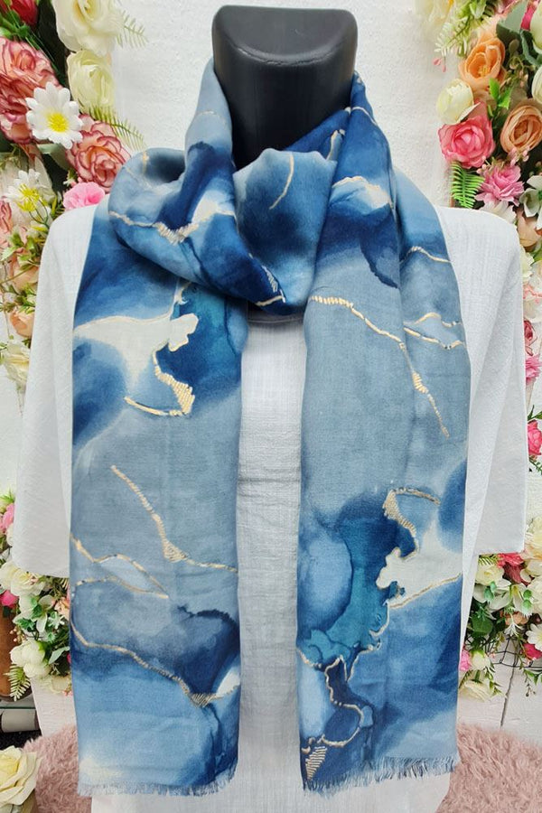 Tie Dye Print Scarves