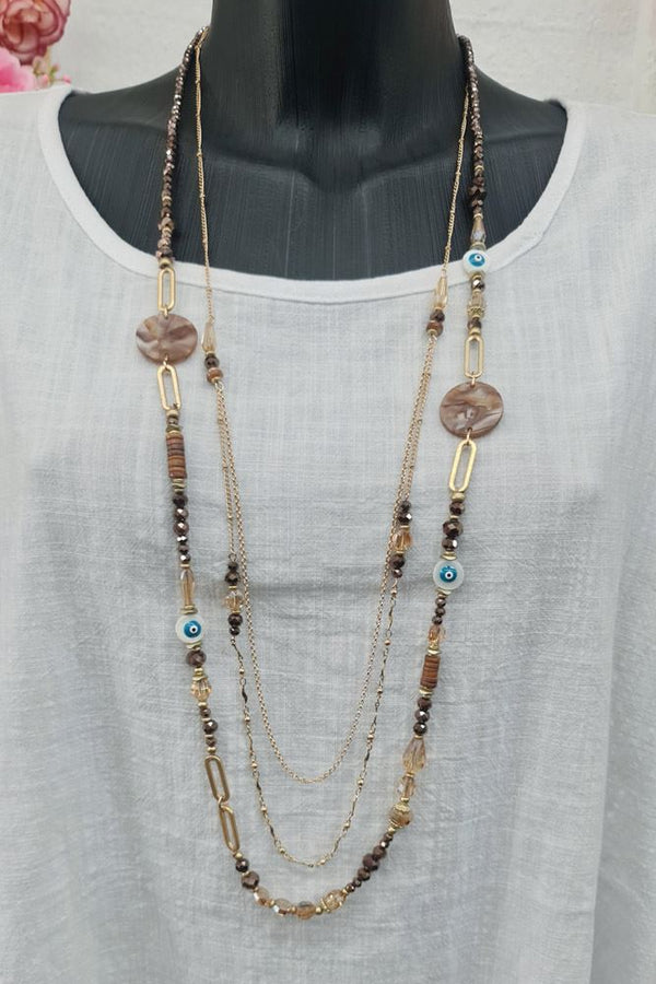 Beaded Layered Necklace