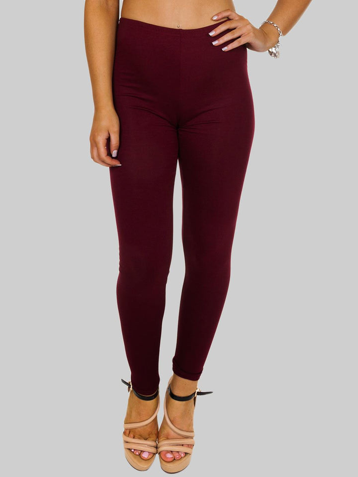 Basic Plain Full Length Legging