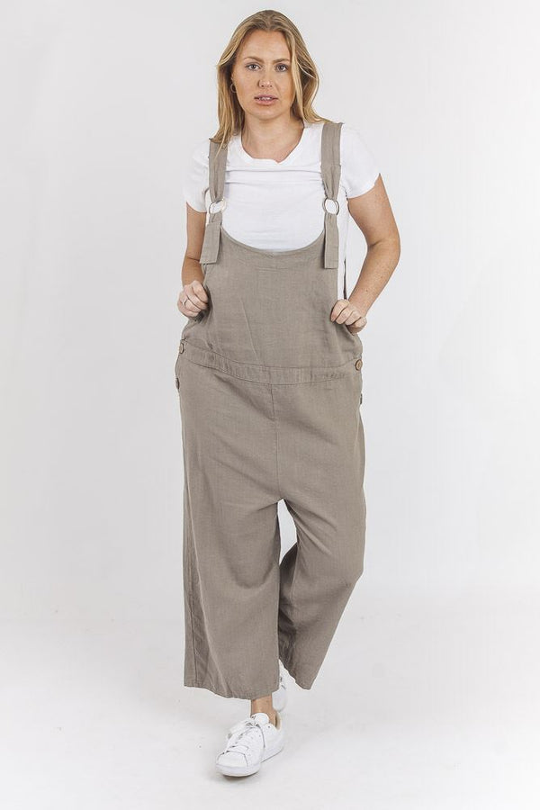 Dungaree Linen Jumpsuit