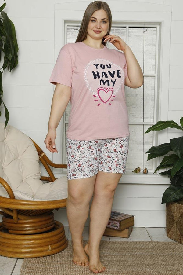 You Have My Heart Print Pj Set