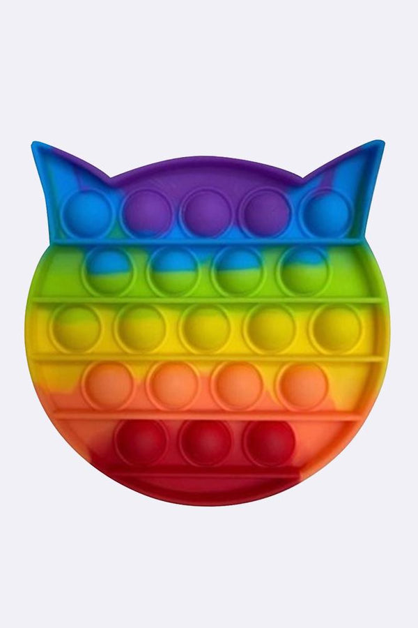 Cat Rainbow Push Pop Bubble Sensory Toy