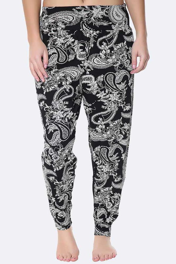 Paisley Print Alibaba Harem Trouser Trousers