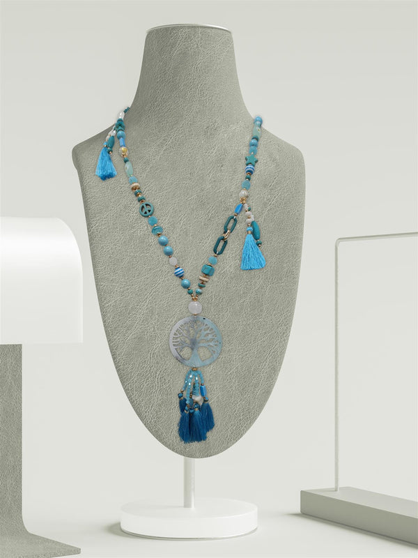 Tree Of Life Tassel Necklace